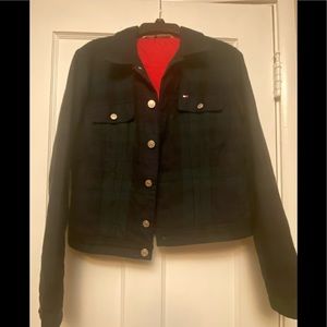 Tommy Hilfiger Plaid Trucker Jacket ca. 1990s